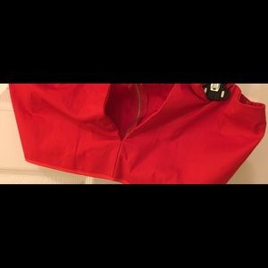 Red Crop Top size Large